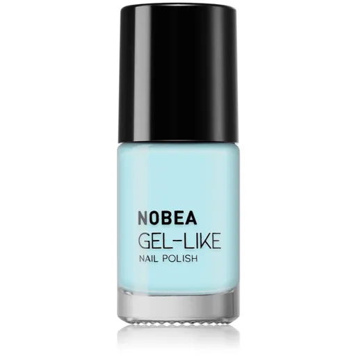 NOBEA Day-to-Day Gel-like Nail Polish lak na nechty s gélovým efektom odtieň #N67 Sky blue summer 6 ml
