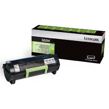 Lexmark originál toner 50F2H00, black, 5000str., 502H, high capacity, return, Lexmark MS310D, 310DN, 410D, 410DN, O, čierna