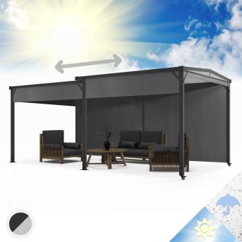 Blumfeldt Pantheon Solid Sky Expand, pavilon, oldalfalak, 3 × 3 - 5,6 m, alumínium