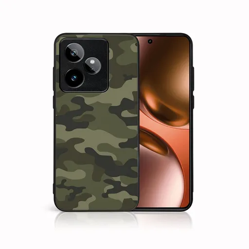 MY ART Ochranný kryt pre Realme GT 7T 5G GREEN CAMO (235)