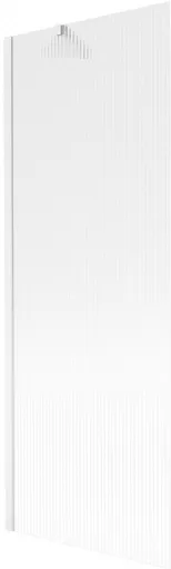 MEXEN/S - Next vaňová zástena FIX 70 x 150, prúžky, biela 895-070-000-00-09-20