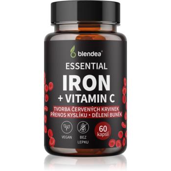 Blendea Iron + Vitamin C kapsuly pre normálnu tvorbu červených krviniek a hemoglobínu 60 cps