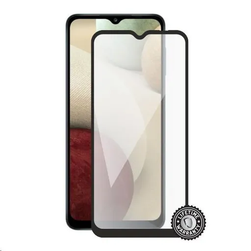 Screenshield ochrana displeja Tempered Glass pre SAMSUNG Galaxy A12 (A125) (full COVER), čierna