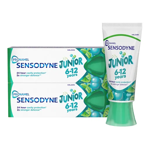 SENSODYNE Junior zubná pasta pre deti 6-12 rokov 2 x 50 ml