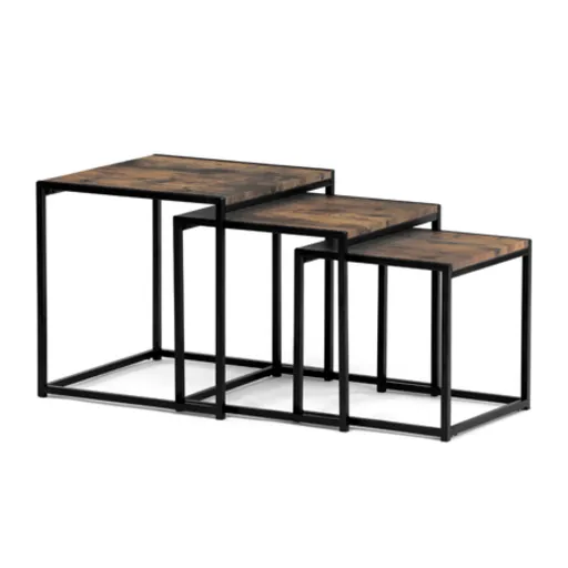 Konferenčný stolík Autronic 45x45 cm hnedý MDF AF-3003 OLW