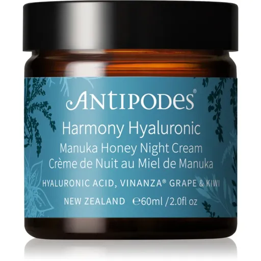 Antipodes Harmony Hyaluronic Manuka Honey Night Cream hydratačný nočný krém 60 ml