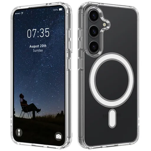 TRANSPARENT MAGSAFE Kryt pre Samsung Galaxy S25+ 5G priehľadný