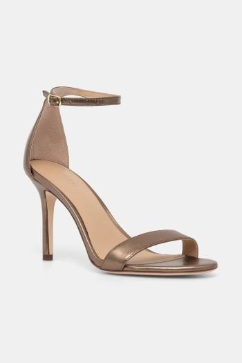 Kožené sandále Lauren Ralph Lauren Allie zlatá farba, 802912334001