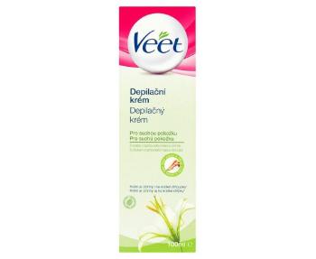 VEET Depilačný krém pre suchú pokožku Bambucké maslo & Ľalia 100 ml