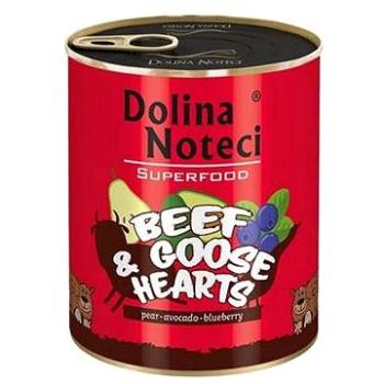 Dolina Noteci Superfood hovädzie a husacie srdce 800 g (5902921303633)