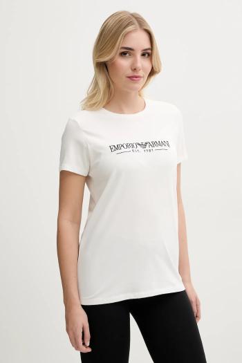 Tričko Emporio Armani Underwear dámske, béžová farba, EW000408 AF10881