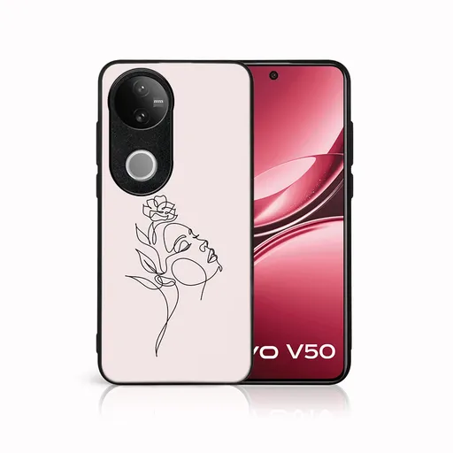 MY ART Ochranný kryt pre Vivo V50 5G ROSE GIRL (198)