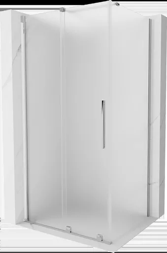 MEXEN/S - Velár sprchovací kút, posuvné dvere 120 x 100, dekor, chróm 871-120-100-31-01
