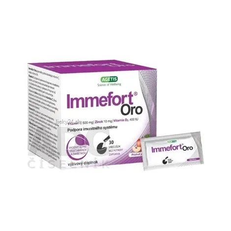 Immefort Oro vrecká 30ks príchuť jablko