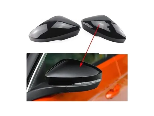 Kryty zrkadiel VW T-ROC/T-CROSS 2017 - 2019 černé lesklé