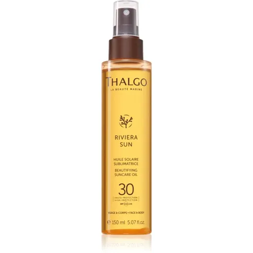 Thalgo Riviera Sun Beautyfying Suncare Oil SPF30 vyživujúci suchý olej pre podporu opálenia SPF 30 150 ml