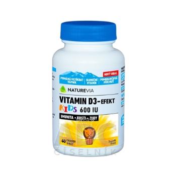 SWISS NATUREVIA VITAMIN D3-EFEKT KIDS 600 I.U.