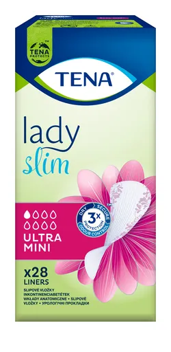 TENA Lady Slim Ultra Mini inkontinenčné slipové vložky 28ks