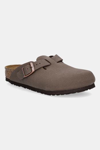 Detské šľapky Birkenstock Boston hnedá farba, 1030809