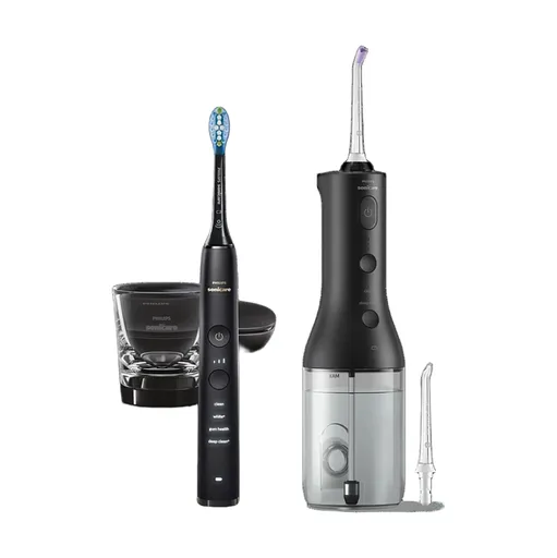 PHILIPS Sonicare 9000 DiamondClean black + Power Flosser black