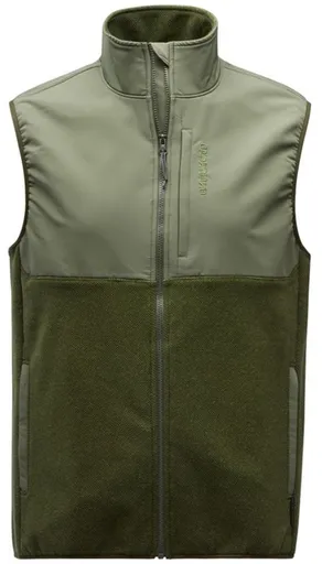 Grundéns vesta bering fleece pro vest deep lichen green deep depths - xl