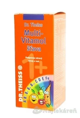 Dr. Theiss Naturwaren GmbH Dr.Theiss Multi Vitamol 1+ šťava 200 ml