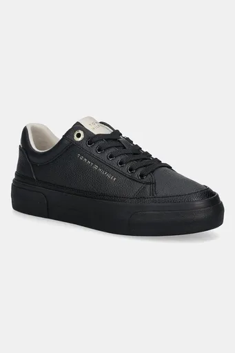 Tenisky Tommy Hilfiger TH PLATFORM SNEAKER TUMBLED LTR