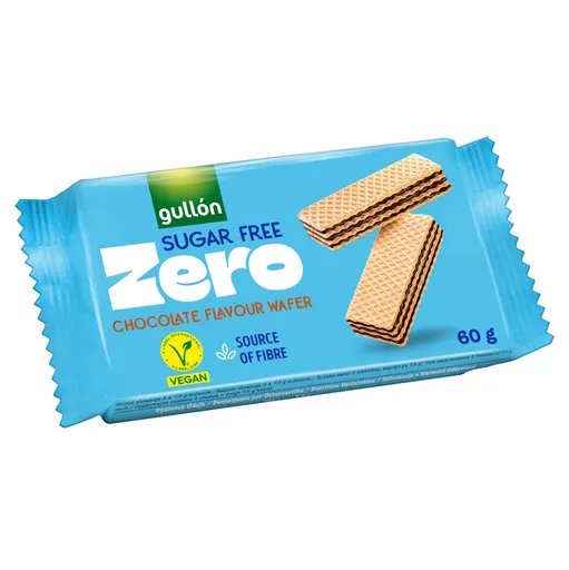 GULLÓN Choco Wafer oblátky plnené čokoládovým krémom so sladidlami 60 g