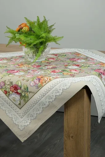 ArtFir Obrus OLI  1175 | kvety 100 x 100 cm