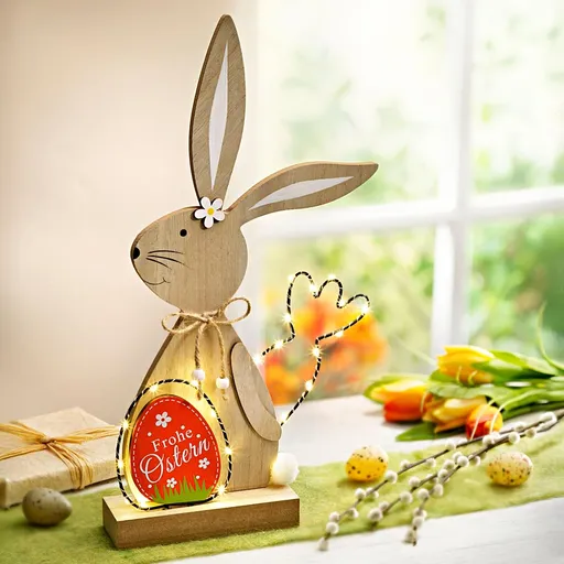 Weltbild LED dřevěný Zajíček Hoppel