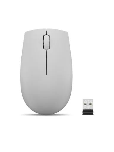 Lenovo myš 300 Wireless Compact (Cloud Grey = šedá) s batériou