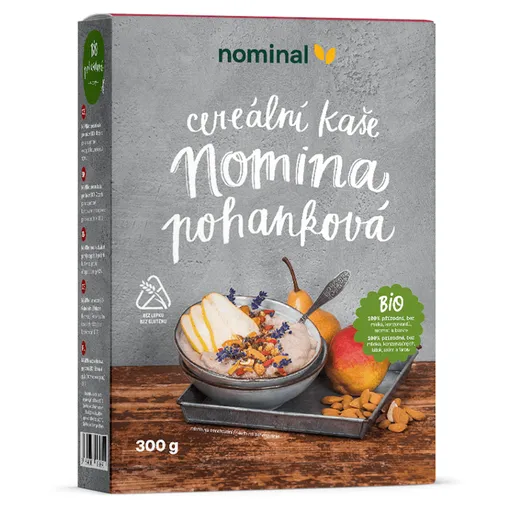 NOMINAL Cereálna kaša Nomina BIO pohánková 300 g