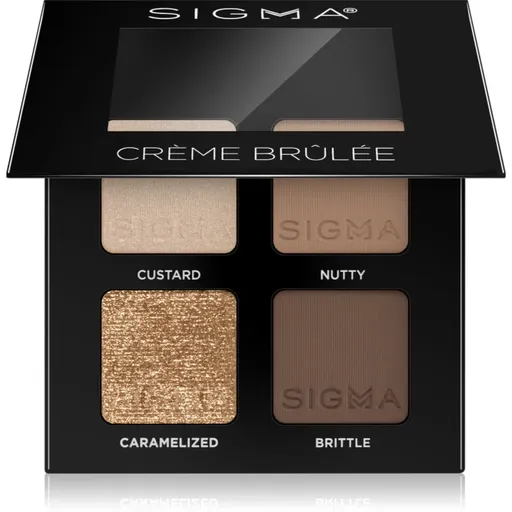 Sigma Beauty Quad paletka očných tieňov odtieň Crème Brûlée 4 g
