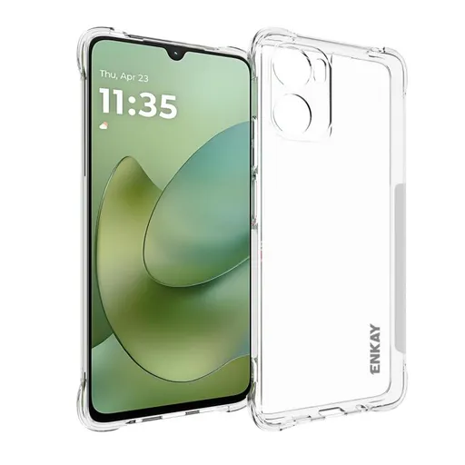 ENKAY AIRBAG Extra odolný obal Motorola Moto G06 / G06 Power priehľadný