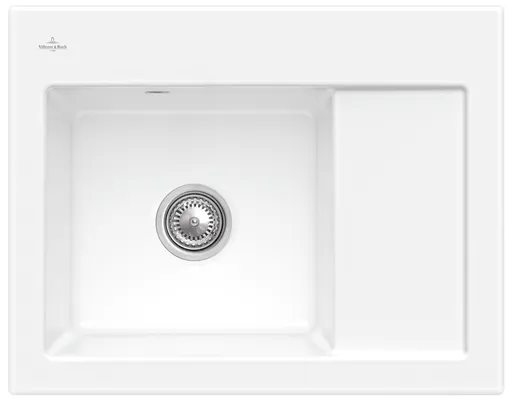 VILLEROY & BOCH VILLEROY & BOCH - Keramický drez Villeroy &amp; Boch Subway 45 Compact, 331201R1 White Alpin 331201R1