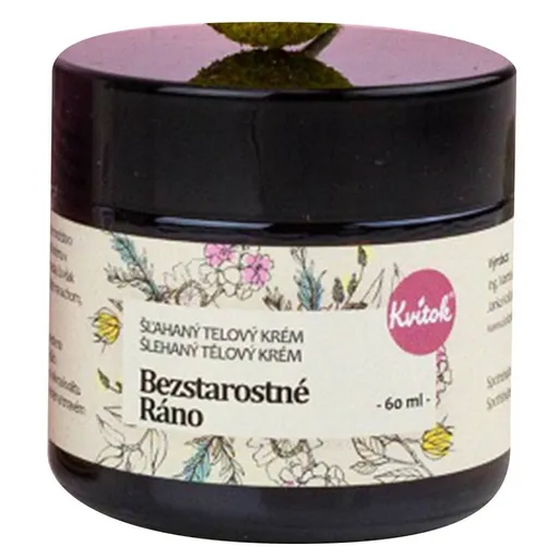 KVITOK šľahaný telový krém Bezstarostné ráno 60 ml