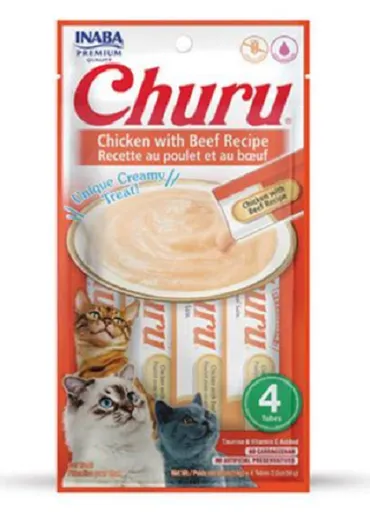Churu Cat Chicken with Beef 4 x 14 g