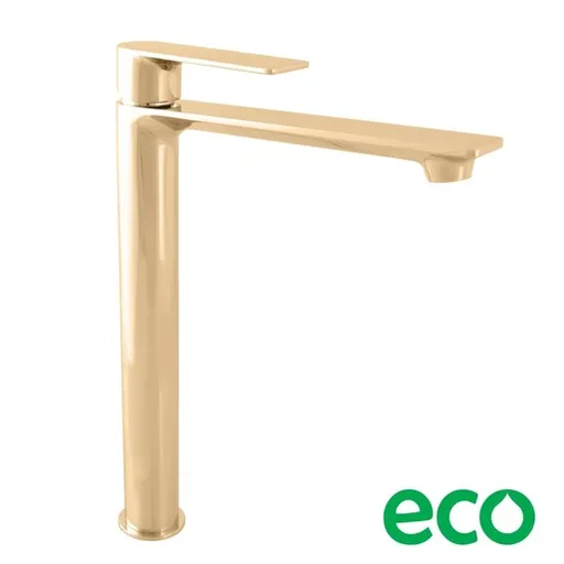 RAV SLEZÁK Nil vysoká umývadlová batéria bez výpuste zlatá NL130.5Z