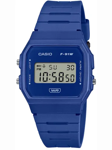 PÁNSKE HODINKY CASIO F-91WB-2A1DF + KRABIČKA