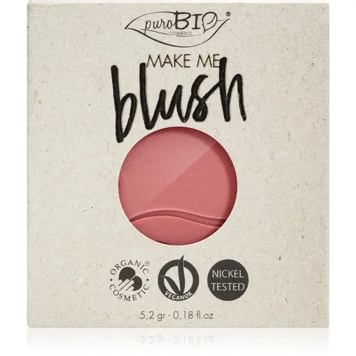 puroBIO Cosmetics Long-lasting Blush Refill dlhotrvajúca lícenka náplň 5.2 g