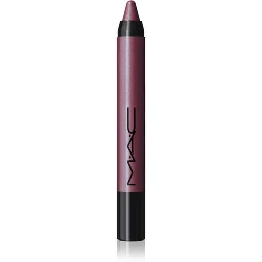 MAC Cosmetics Dazzlelips Crayon trblietavý rúž v ceruzke odtieň Cosmic Plum 1.5 g