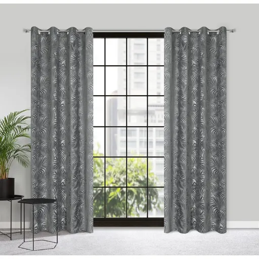 ArtFir Zatemňovací záves LIVIA K | sivá 140 x 250 cm