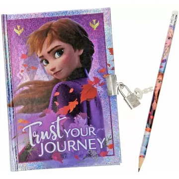 Ľadové kráľovstvo II, zápisník so zámkom (8720029003869)