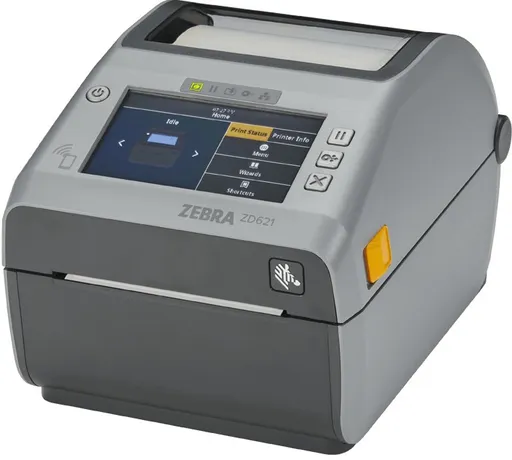 Zebra ZD621d ZD6A142-D4EL02EZ DT, 8 dots/mm (203 dpi), label printer, RTC, USB, USB Host, RS232, BT, Ethernet, Wi-Fi, cutter, grey (Successor GC420t)