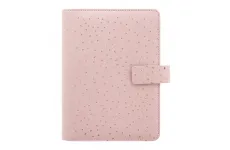Diář Filofax Confetti Rose Quartz A6 týždenný 2026 osobný