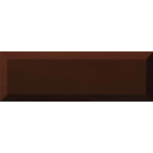 Obklad Ribesalbes Chic Colors cacao bisiel 10x30 cm lesk CHICC1342