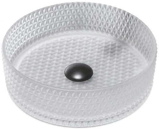 MEXEN - Aura sklenené umývadlo na dosku 39x39, matné sklo 24013930