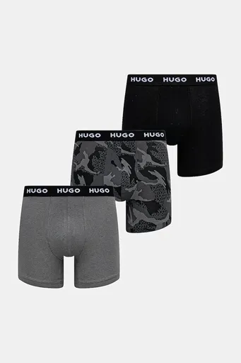 Boxerky HUGO 3-pak BOXERBR TRIPLET DESIGN
