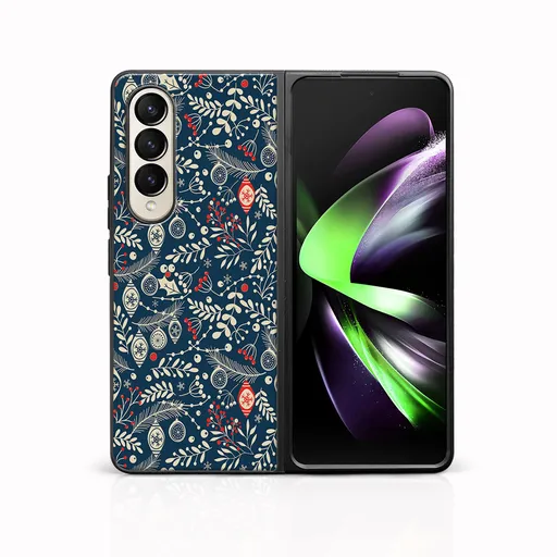 MY ART Kryt s vianočným dizajnom Samsung Galaxy Z Fold4 5G MISTLETOE (070)