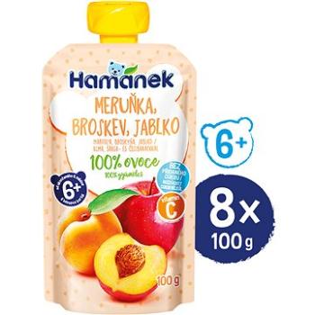 HAMÁNEK Broskyňa a marhuľa 8× 100 g (18595139797222)